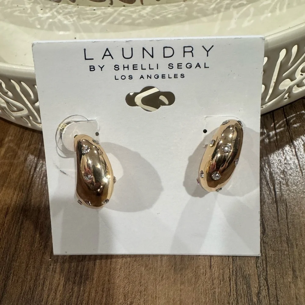 Laundry By Shelli Segal Huggie Earrings